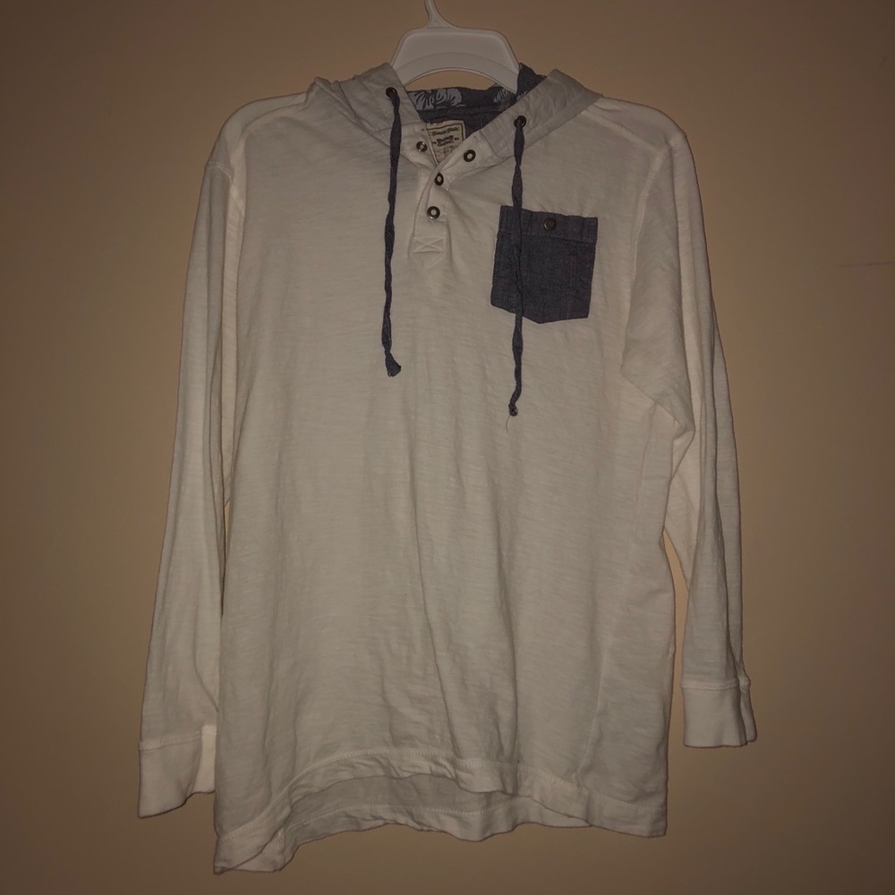 Surf White T Shirt Hoodie